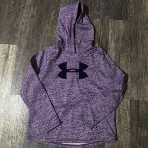Under Armour Heathered Purple Pullover Hoodie
